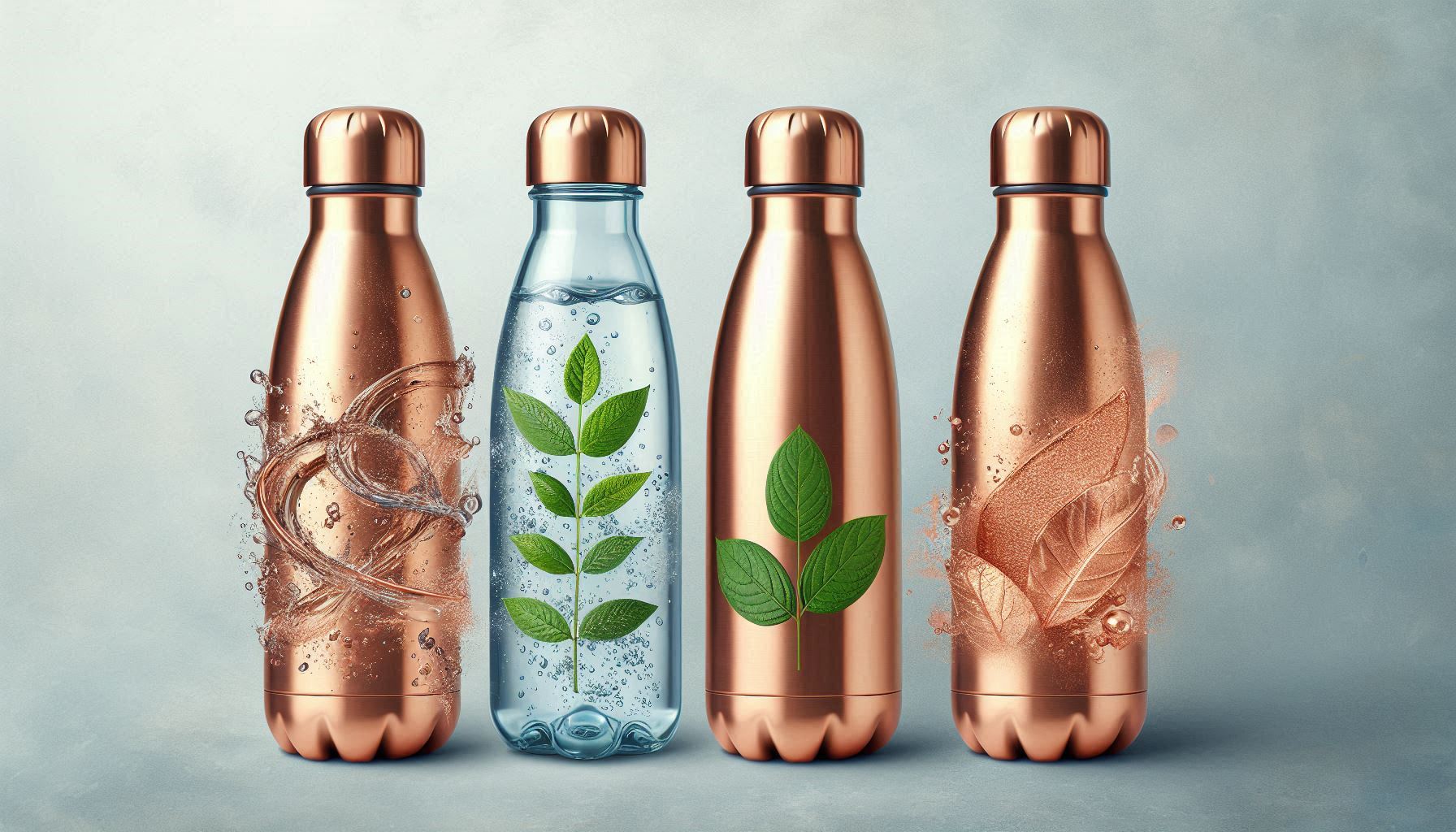 Pure copper water bottle