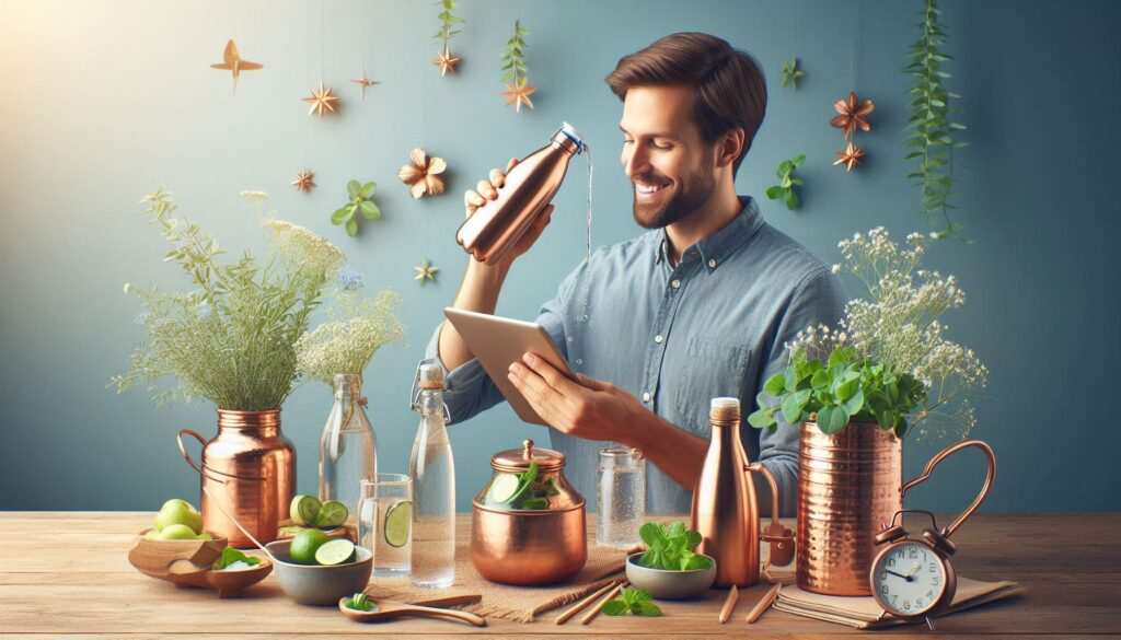 Benefits of Drinking Water from a Copper Bottle