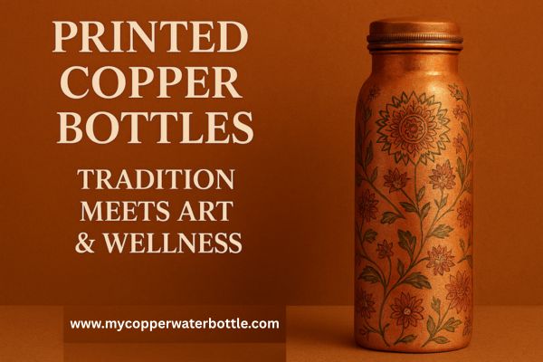 Printed Copper Bottles – Tradition Meets Art & Wellness